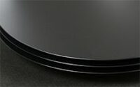 Stack of black discs