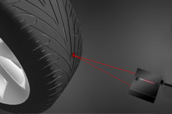 tire tread inspection using laser