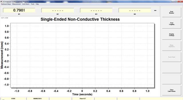 nonconductive material measurement screen