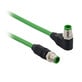 Ethernet M12 to M12 (8-pin) - 2 meters