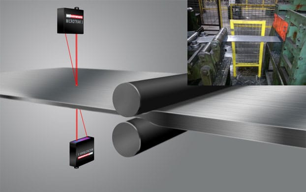 laser measuring thickness of metal sheet