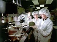 Semiconductor wafer production