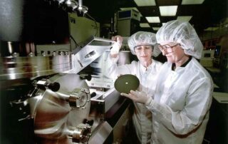 Semiconductor wafer production