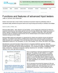 Hipot Article Test & Measurement June 2018