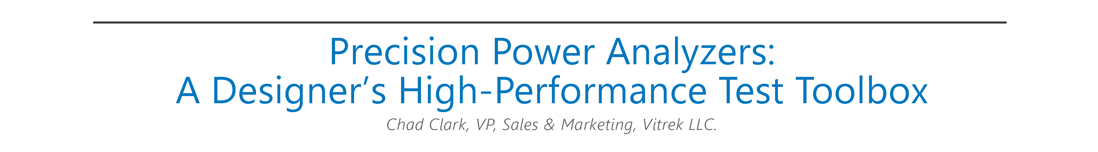 Vitrek_Power Analyzer_WP header Vitrek_Power Analyzer_WP header