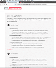 Capacitance Guide to Industrial Applications