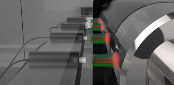 Step Height of thin conductive film on roller