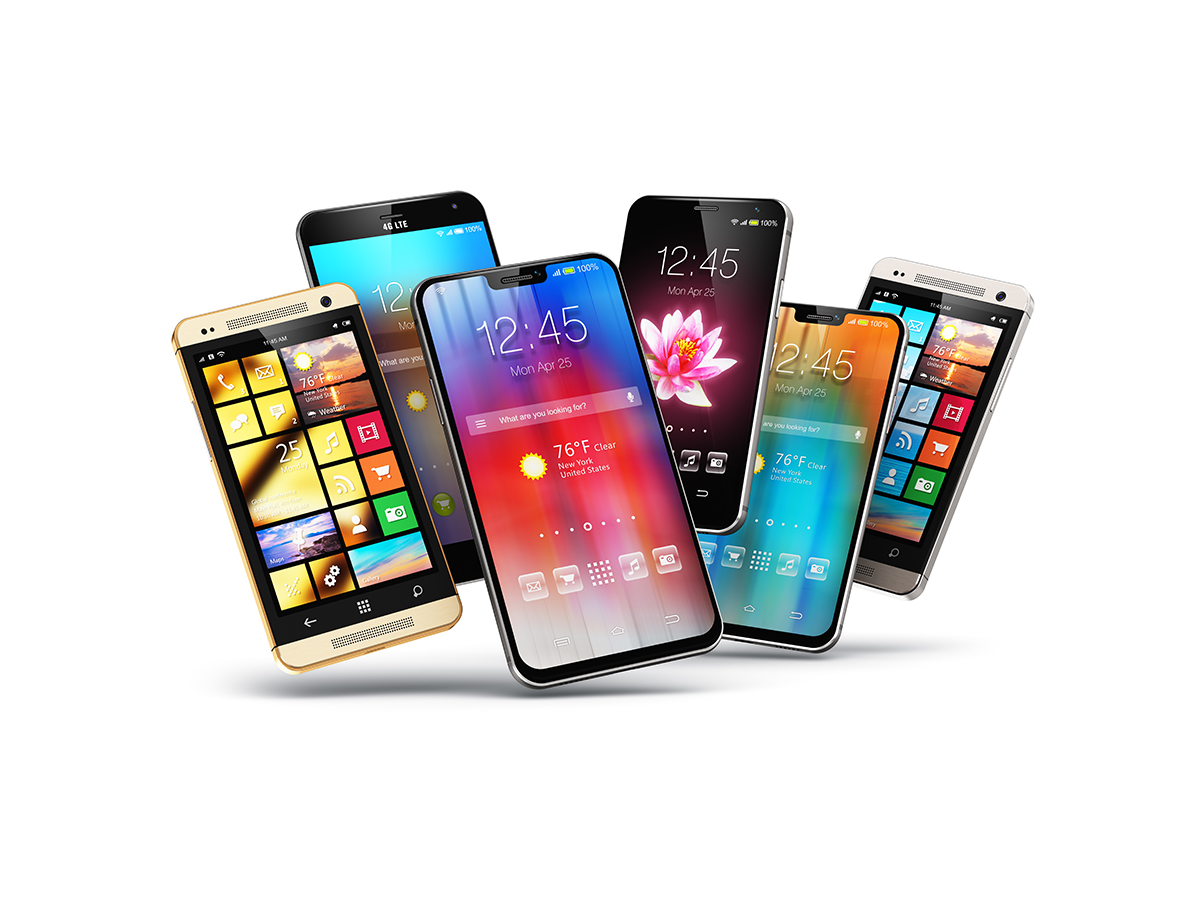 Modern touchscreen smartphones