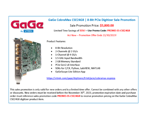 GaGe CobraMax Limited Time Promotion! Ends 11/30/23