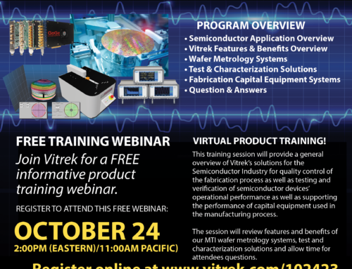 Webinar: Vitrek Test & Measurement Technologies for Semiconductor Manufacturers