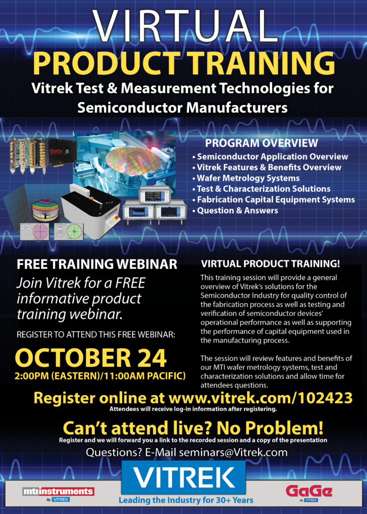 October 24 Semiconductor Webinar Flyer