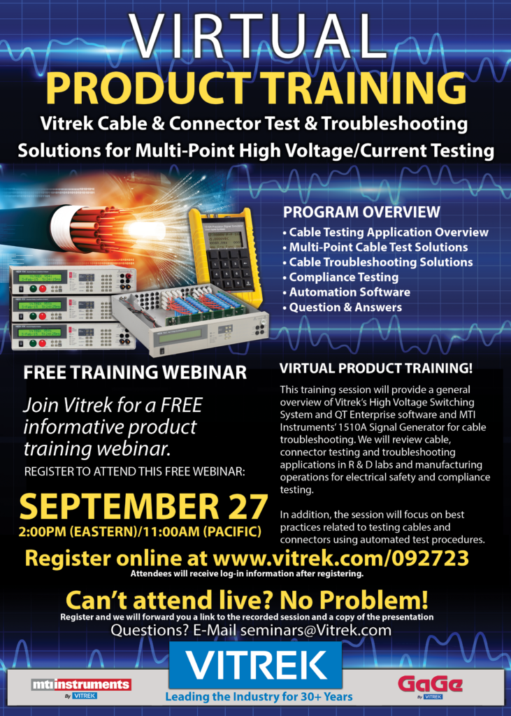 Sept 27 Cable Test Webinar Flyer