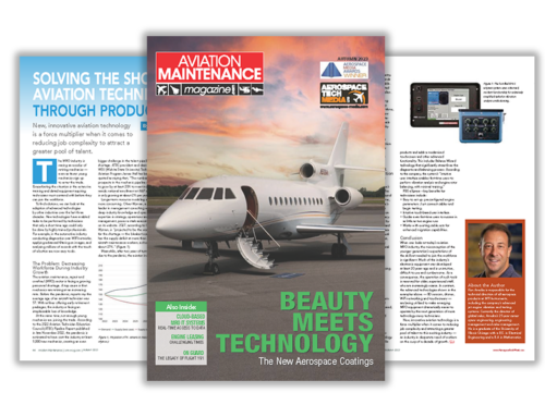 Article: Solving the Shortage of Aviation Technicians Through Product Design