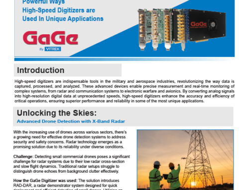 Did You Know?  GaGe Digitizers in Military & Aerospace Applications