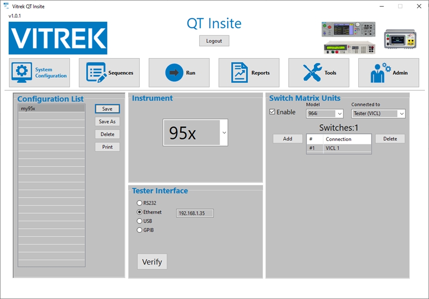 System Configuration setup