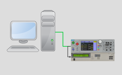 Operating a HIPOT tester and HV switch (the switch is operated by the tester via VICL)
