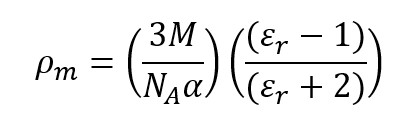 Clausius-Mossotti Equation