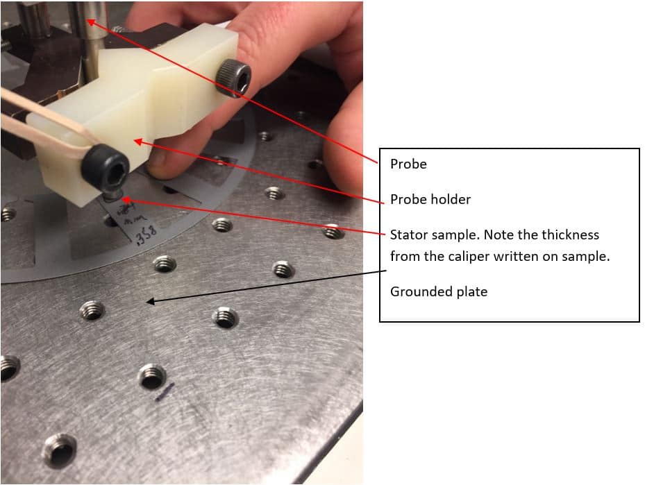 Figure 2 - Measure Stamped Sheet Metal Thickness