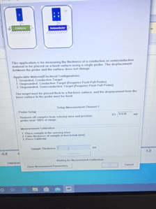 Figure 3 - Measure Stamped Sheet Metal Thickness