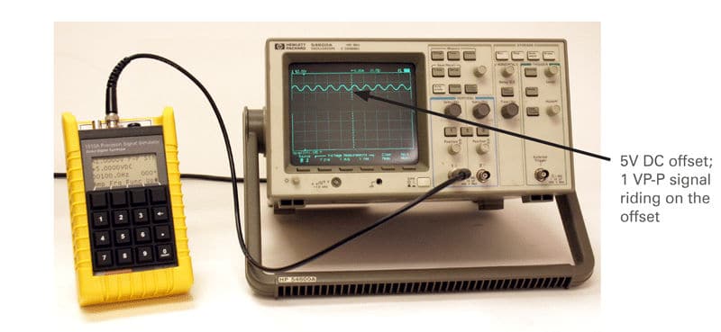 Voltage offset with Eddy Current Probe